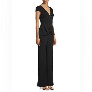 Black Halo Harlow Peplum Jumpsuit